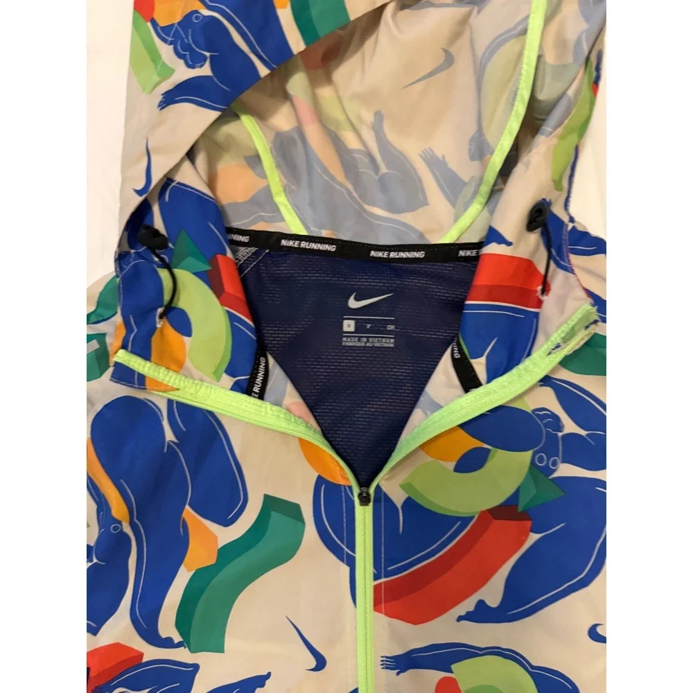 Nike AIR Kelly Anna London Windrunner Running Jacket Navy Multi CZ9184-451 Small